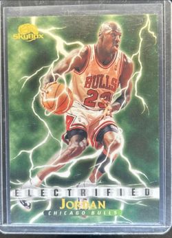Michael Jordan SkyBox Electrified Chicago Bulls Card