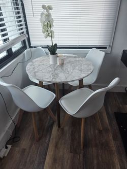 Table and 4 chairs