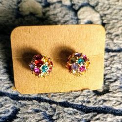 Birthstones Nickel Free Small CZ Stone Stud Earrings