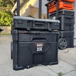 New Klein Tools ModBOX Rolling Tool Cart And Storage Compartment