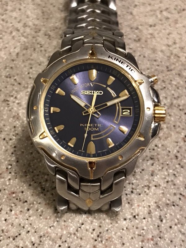 Men s Seiko Kinetic Watch Model 5M62 0010 For Sale In Clover SC OfferUp