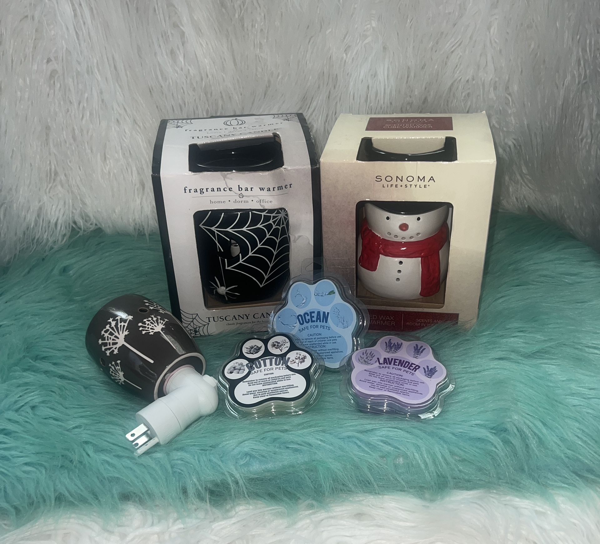 NIB Tuscany Candle Wax Warner, Nib Sonoma Wax Warmer, Scentsy Wall Wax, 3 Wax