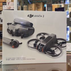 Dji Avata 2 Fly More Combo Camera Drone Three Batteries 