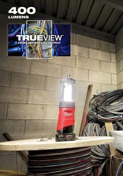 milwaukee light  m12 and phone charger