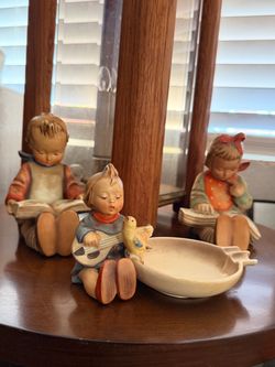 "Sujetalibros VINTAGE Hummel Goebel 'Bookworms' 14A y 14B originales".