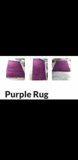 Purple rug