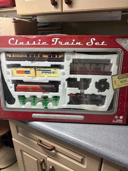 Classic style battery operated train set - box not opened