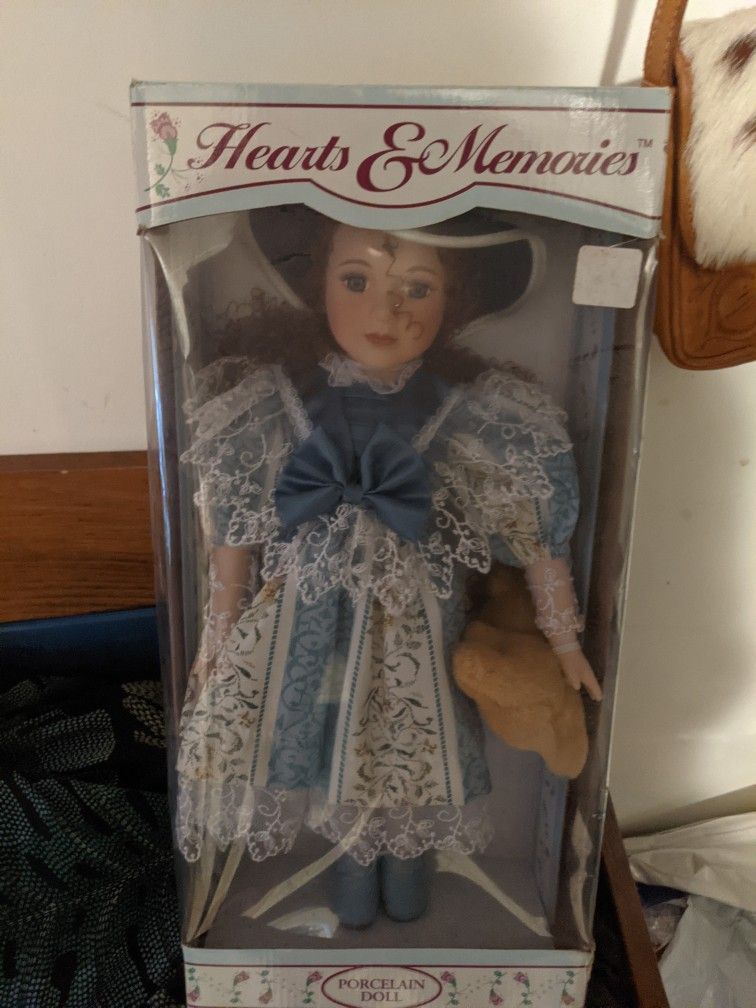 Porcelian doll never opened