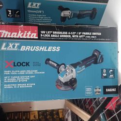 Makita New Grinder Xlock Brushless 