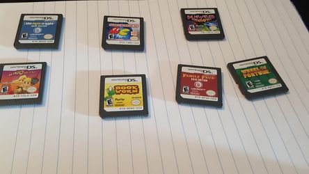 7 nintendo ds games each $10