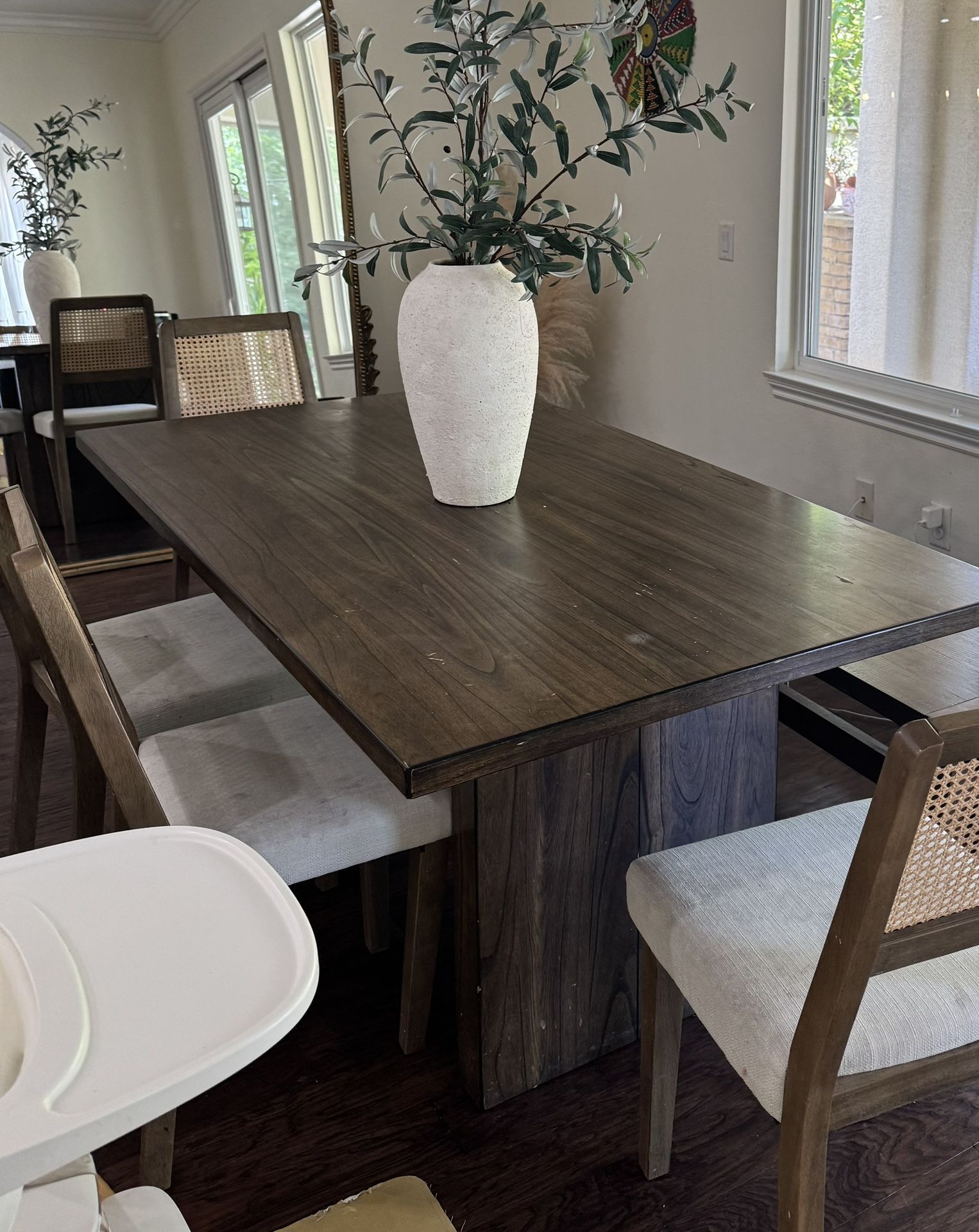 Dining Set- Table Chairs And Bench