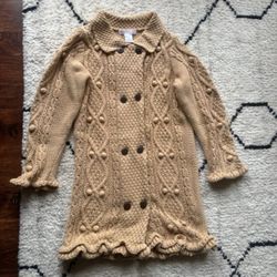 4T Janie and Jack cardigan long knit coat sweater jumper
