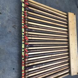 All Wood Organ Foot Keyboard. Would Make Incredible Wall Art Piece
