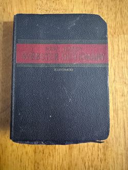 Webster's New World Dictionary Illustrated, 1943 Vintage Hardcover