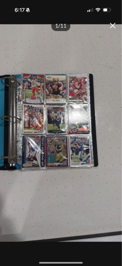 NFL football card binder