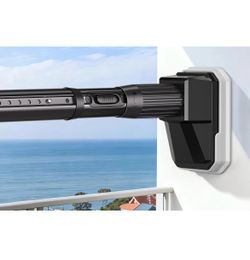 FADOTY Tension Curtain Rods No Drilling, Extra Long Tension Rod 41-139 Inch, Heavy Duty Shower Curtain Rod for Outdoor Patio Bathroom Windows Room Div