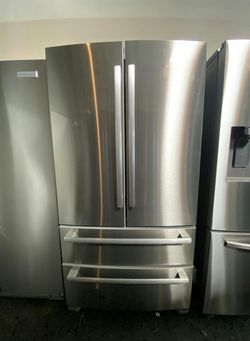 Stainless Steel 4-Door French Door Refrigerator