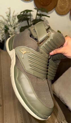 Green and gold Jordan’s