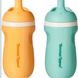Tommee Tippee Insulated 9oz Sporty Spout Toddler Water Bottle