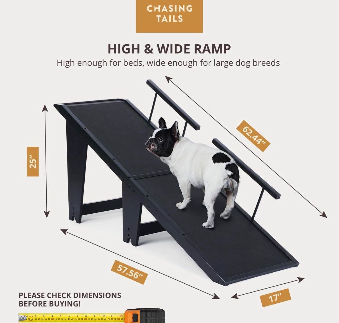 New! Chasing Tails dog ramp up to 200lbs