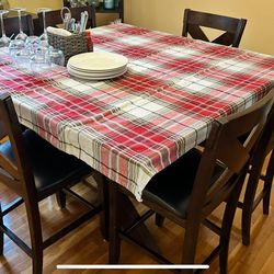 Dinner Table for 6, Server, and Self in Good  Condition.