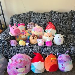 18 Squishmallows - Never Played With, Most Have Tags