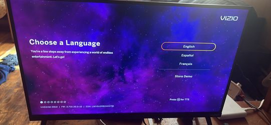 24" VIZIO Smart LED TV with Remote (HD / Built-in Streaming) - Great Condition