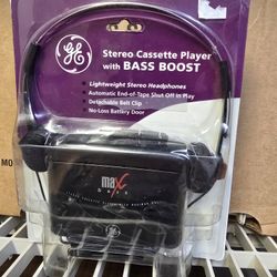 Vintage GE Stereo Cassette Player 