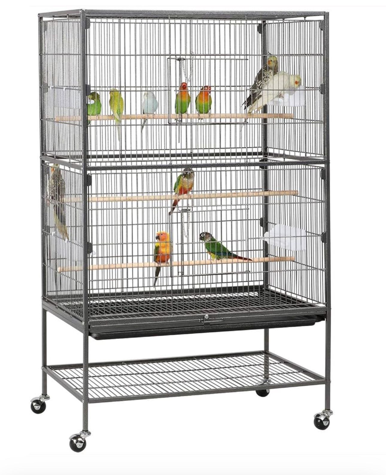 Used 52-inch Wrought Steel Large Bird Cage