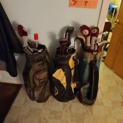 Golf Clubs and Bags 