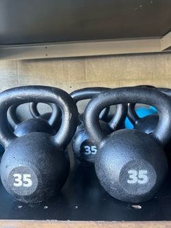 35lb Cast Iron Kettlebell