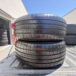 195/55/16 Pirelli Cinturato P7 A/S Run Flats 90%+ Tread (2)