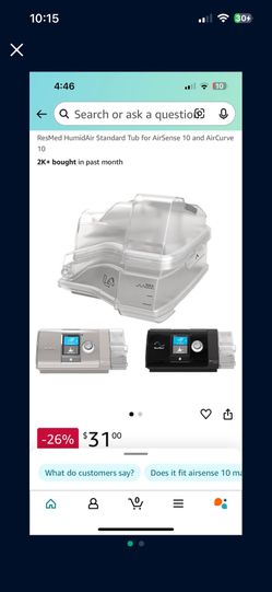 ResMed Humidair Tub
