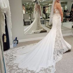 BRAND NEW Martina Liana Wedding Dress - NEVER WORN, UNALTERED