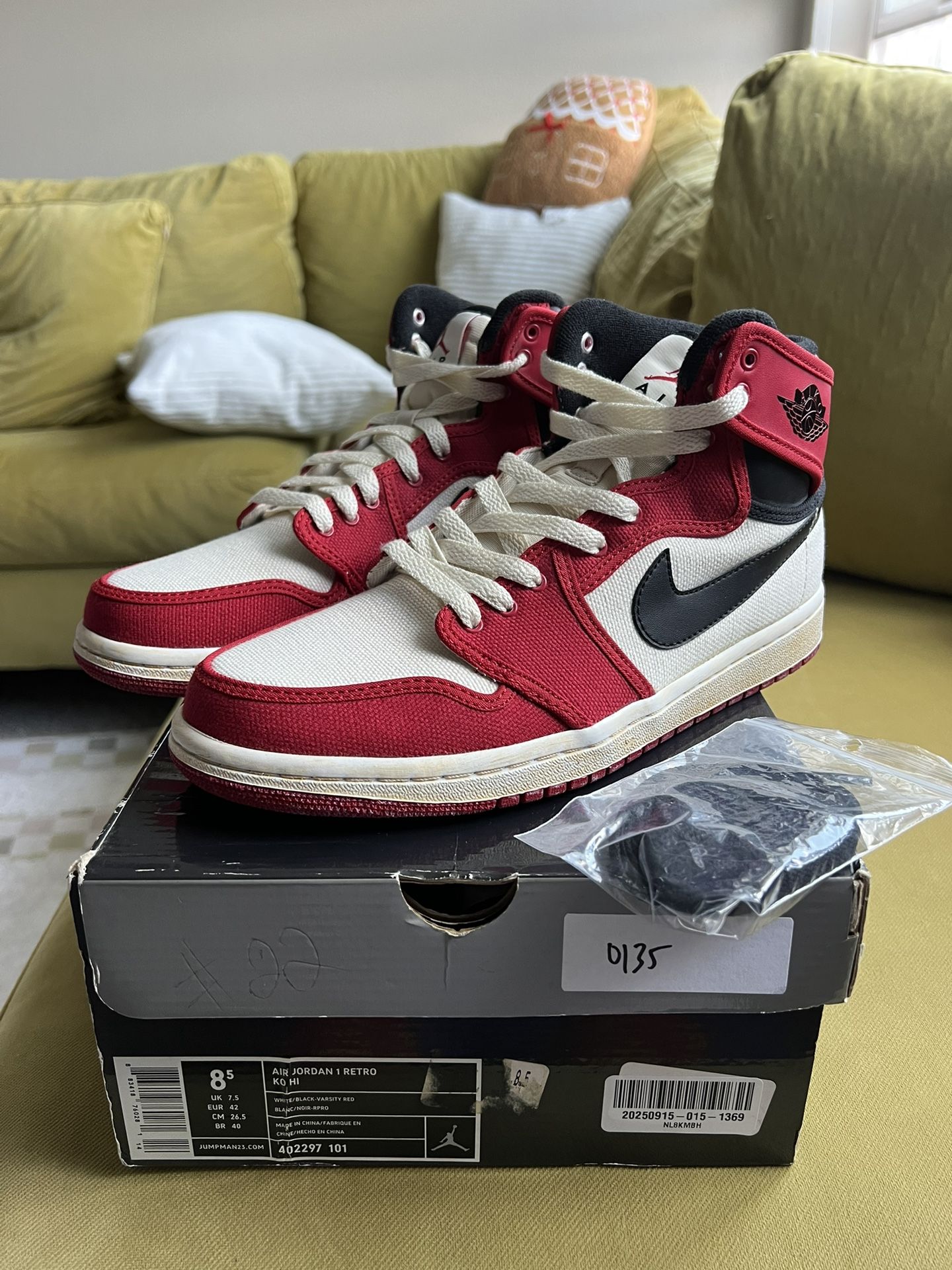 Air Jordan 1 AJKO Chicago Vintage 8.5