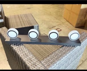 New 29"4 Black 360° Rotating Mirror Vanity Light Fixture