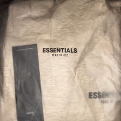 Light Oatmeal (small) Essentials Hoodie