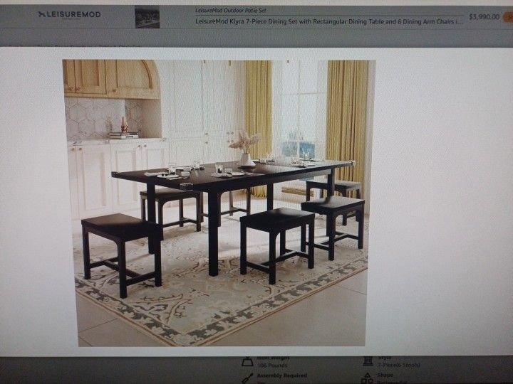 Dining table