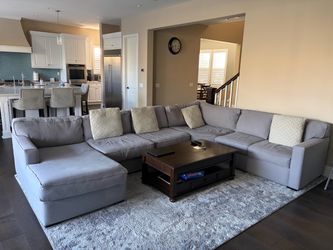 Living spaces modular sofa only