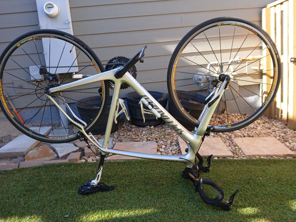 Brand New Specialized Roubaix 58cm Carbon Fiber Road Bike-2014