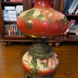 Antique Hand Painted Lamps For Sale