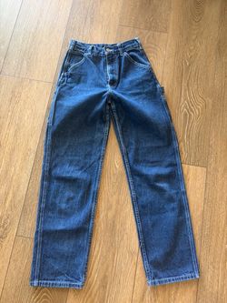 John Galt Dark Wash Denim Carpenter Jeans