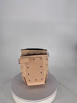 R&J LEATHERCRAFT Knee Pads, Top Grain Leather w/ Felt Double Pad, Leather Sole, 1" Leather Strap - 309X-1L