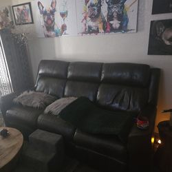Brown Leather Sofa Recliners