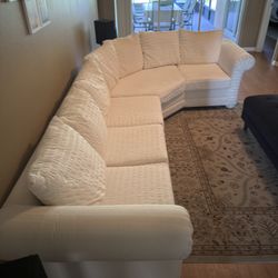 Fabric sofa bed
