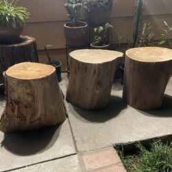 DIY Wood Stumps 