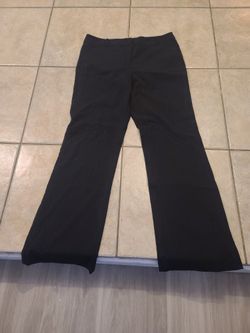 Striped Black Slacks