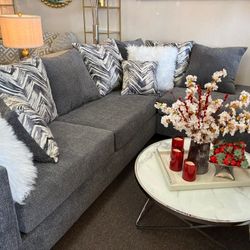 Sectional Sofa With Free Gift 