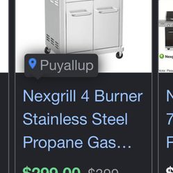 Nex grill burner. Was 300-400$ brand new. Want like 70-150$. Just dirty.