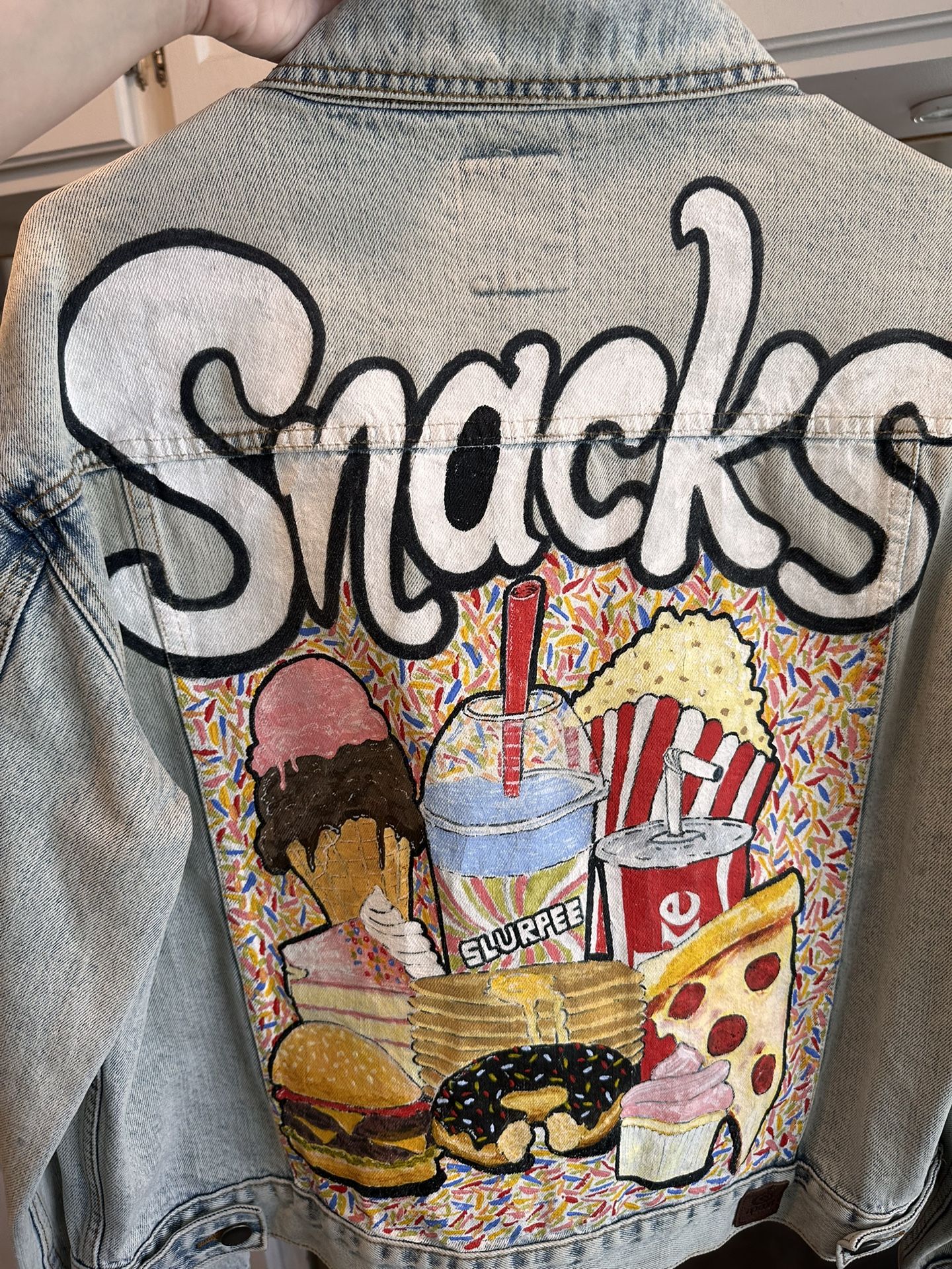 Custom Painted Denim Jacket